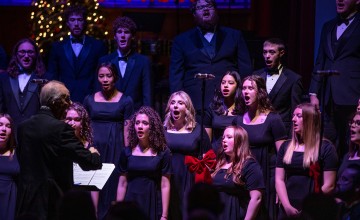 Choir students perform at the Christmas concert